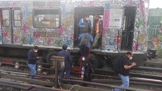 Corto circuito entre Xola y Villa de Cortés de la línea 2/Twitter