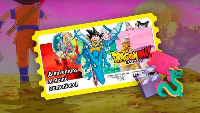 El boleto conmemorativo de Dragon Ball Daima en Cinépolis que le compite a Cinemex