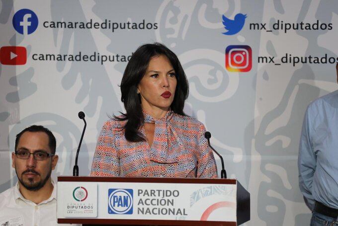 María Teresa Castell, diputada a favor de Felipe Calderón