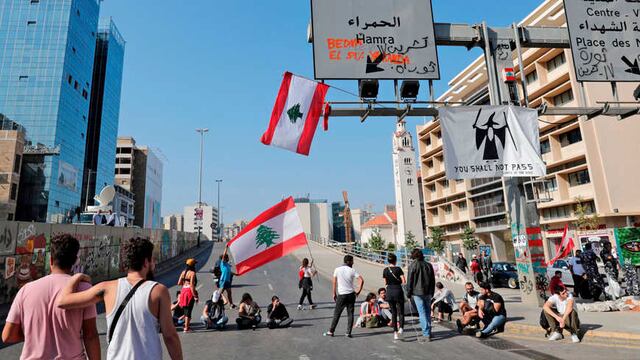 Protestas en Beirut