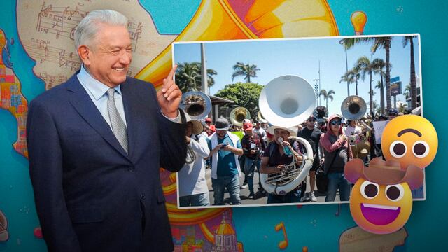 AMLO está a favor de la música de banda en Mazatlán