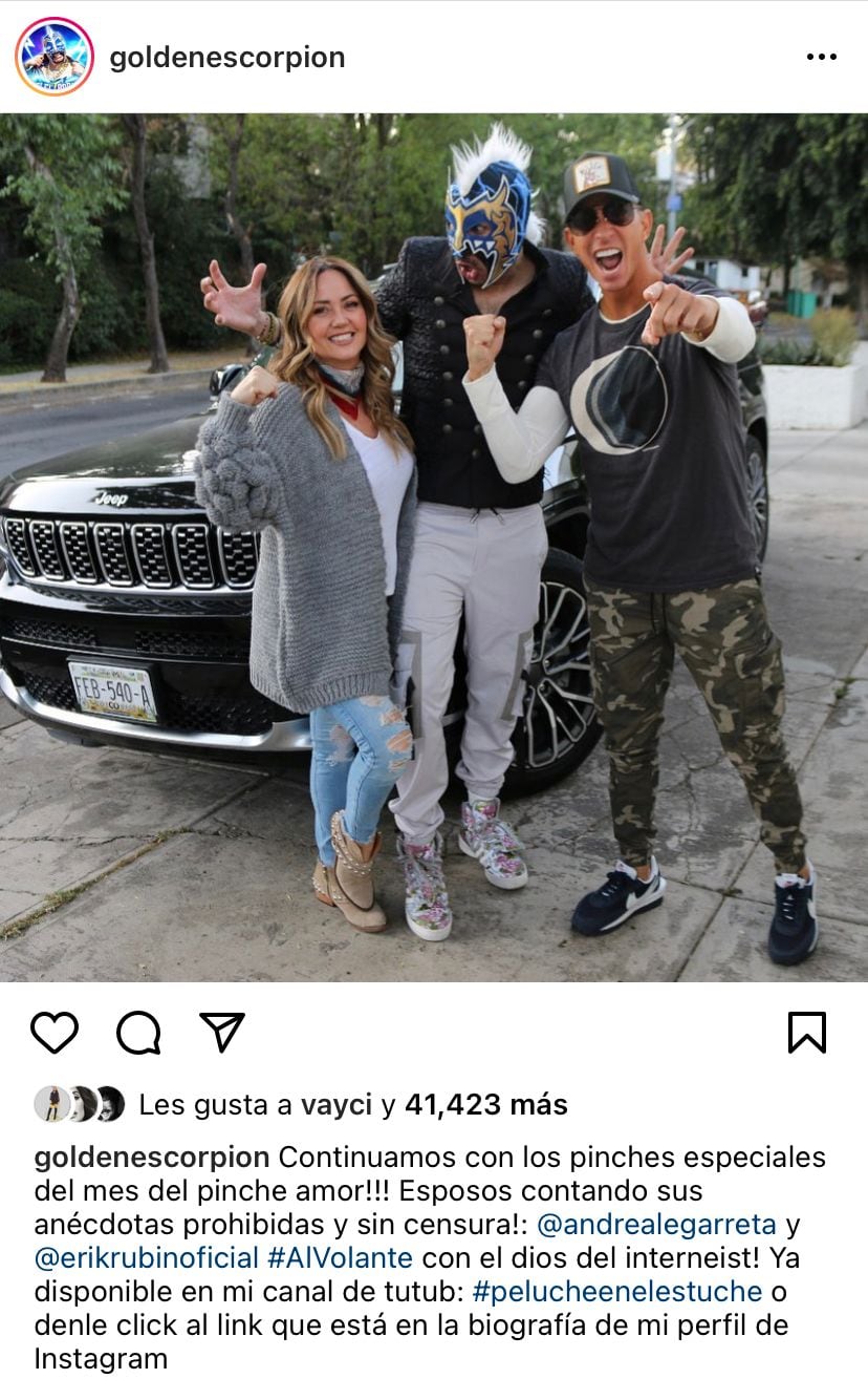 Andrea Legarreta, Erik Rubín