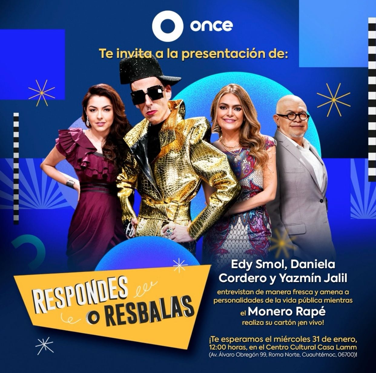 Edy Smol estrena programa en Canal Once