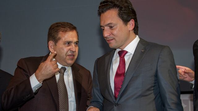 Emilio Lozoya y Alonso Ancira en 2013.