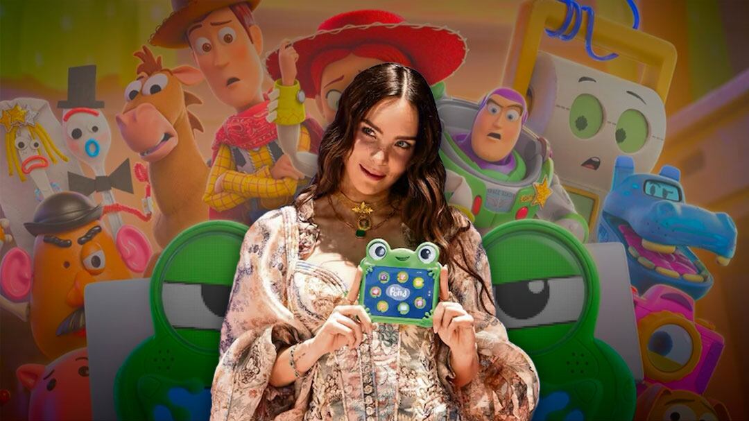 Belinda revela un tierno recuerdo de su infancia en el estreno de Toy Story 5