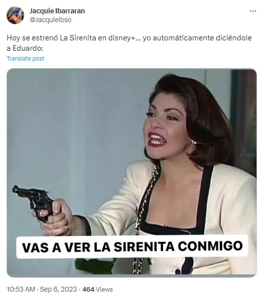 Memes por el estreno de La Sirenita en Disney Plus