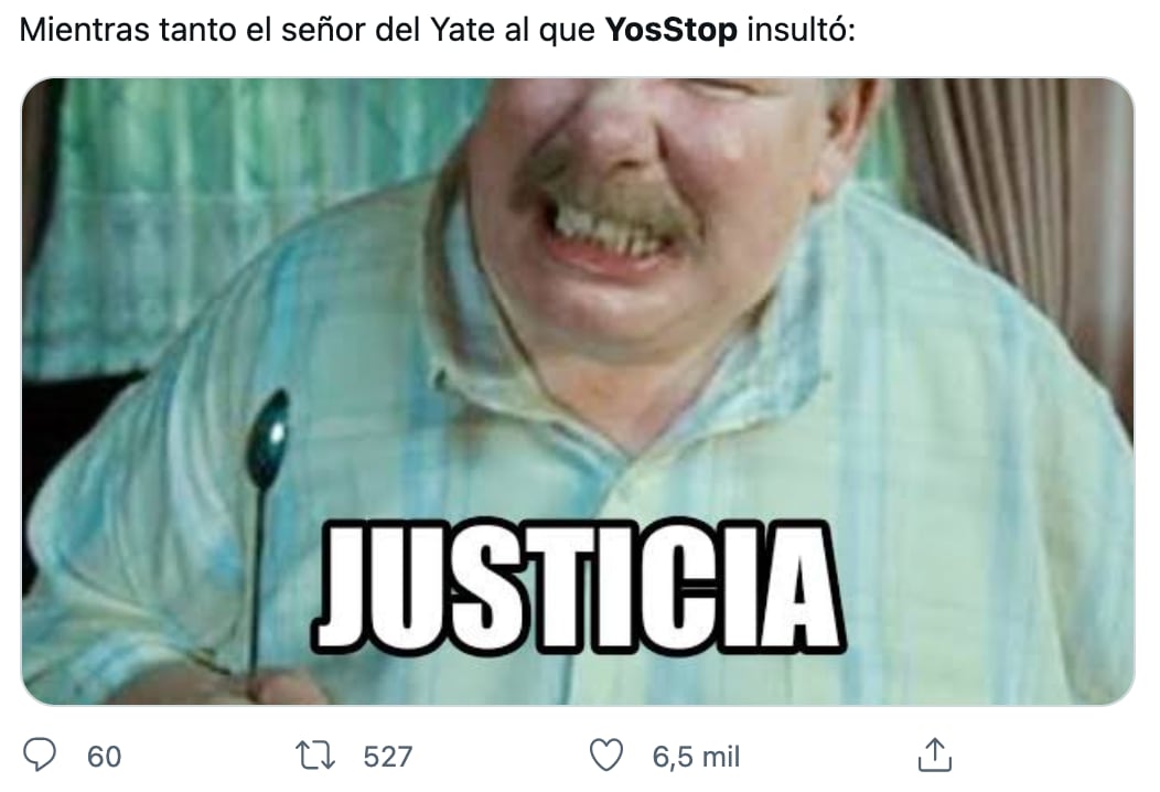 Meme sobre la deteneción de YosStop