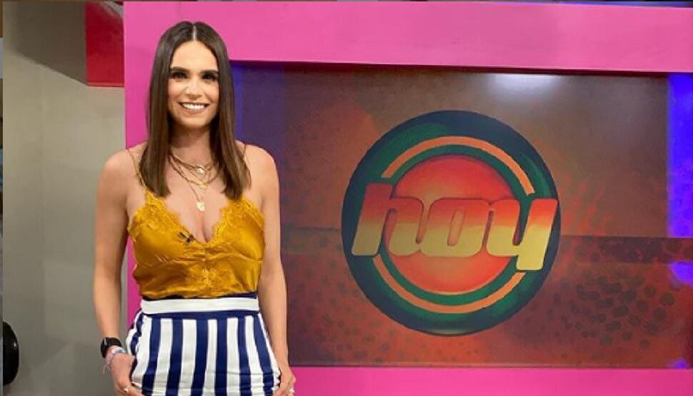 Tania Rincón en el programa Hoy