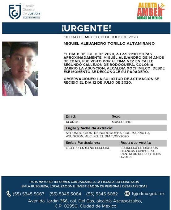 Ficha de búsqueda de Miguel.