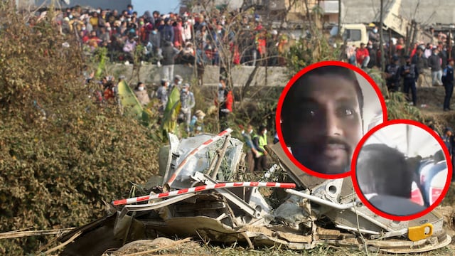 Pasajero captó en video desplome de avión en Nepal antes de morir