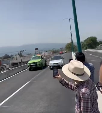 Cuitláhuac García inaugura el puente ‘Ing. Heberto Castillo’ de la Plaza Urban