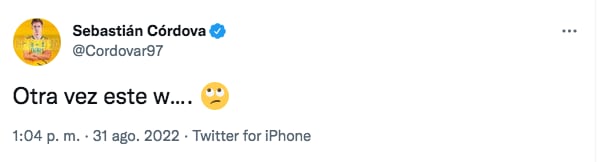 Respuesta de Sebastián Córdova