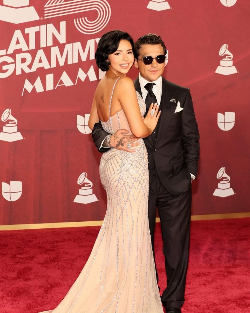 Ángela Aguilar y Christian Nodal.