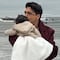 El collage de Christian Nodal con su hija Inti que provoca lo cancelen acusado de ser padre ausente