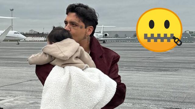 Christian Nodal se hace un collage con su hija Inti, pero lo acusan de ser padre ausente.