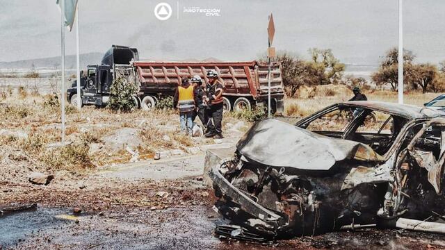 Un fuerte choque ocurrió por exceso de velocidad en Querétaro y dejó un muerto y 3 heridos