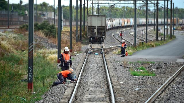 Obra del Tren Suburbano al AIFA