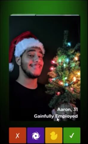 La app te muestra un único perfil: el de Aaron.