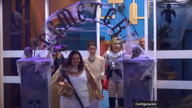 La casa de los famosos celebra Halloween