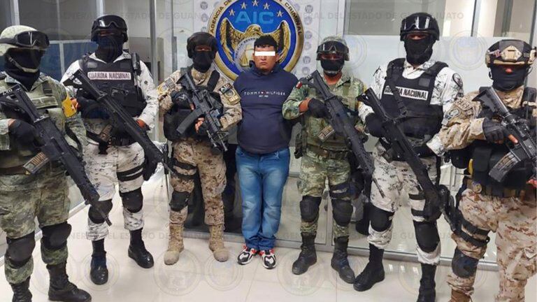 Detienen a 'el Dalugas', presunto líder de Cártel de Santa Rosa de Lima en Guanajuato