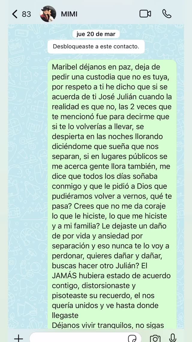Imelda Garza-Tuñón exhibe mensaje que envío a Maribel Guardia y amenaza que recibió