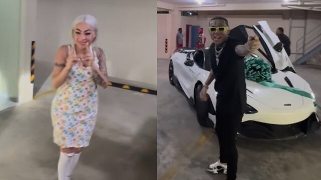 Yailin La Más Viral y Tekashi 69 siguen juntos y él le regaló un carro para confirmarlo