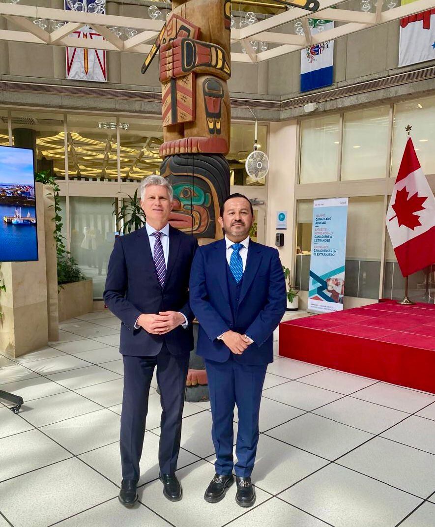 Cameron MacKay y Jesús Salvador González refuerzan agenda económica para San Luis Potosí.