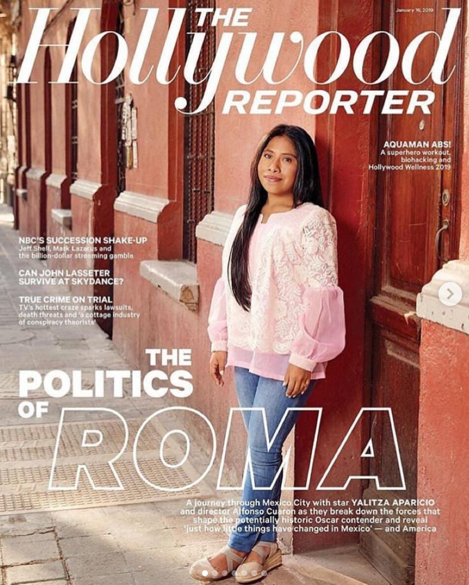 Yalitza Aparicio en 'The Hollywood Reporter'