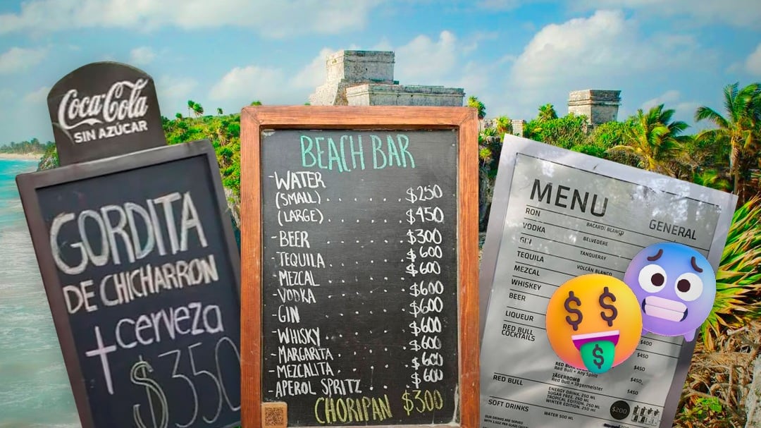 Exhiben los precios de comida en Tulum que espantan a los turistas