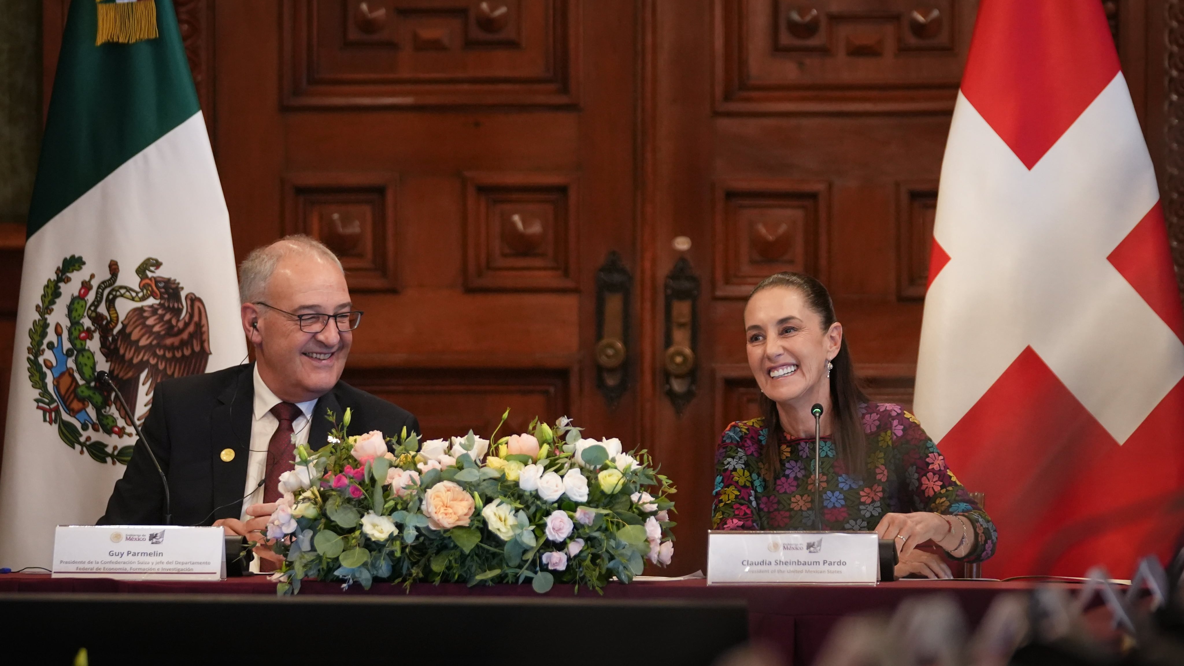Reunión entre Sheinbaum y Parmelin fortalece las inversiones entre México y Suiza
