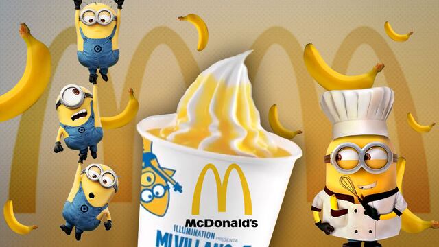 Sundae Banana de Mi Villano Favorito 4 en McDonald's
