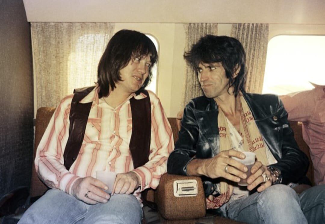 Bobby Keys y Keith Richards