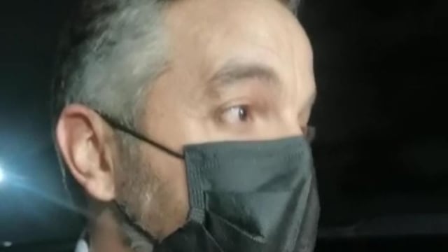 Jorge Luis Lavalle en su salida del Reclusorio Norte