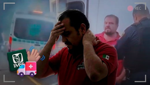 IMSS separa a chofer de ambulancia tras choque múltiple en Azcapotzalco