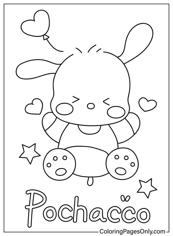 Dibujos de Pochacco para colorear
