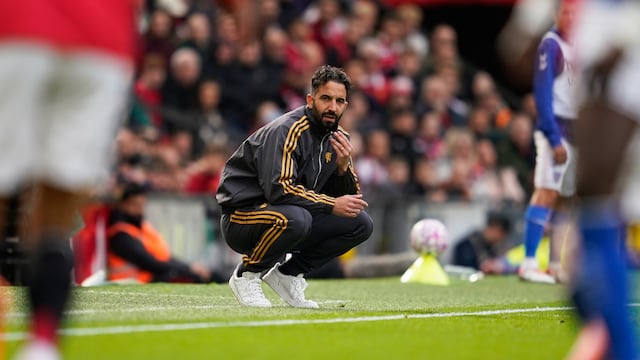 Ruben Amorim en el Manchester United.
