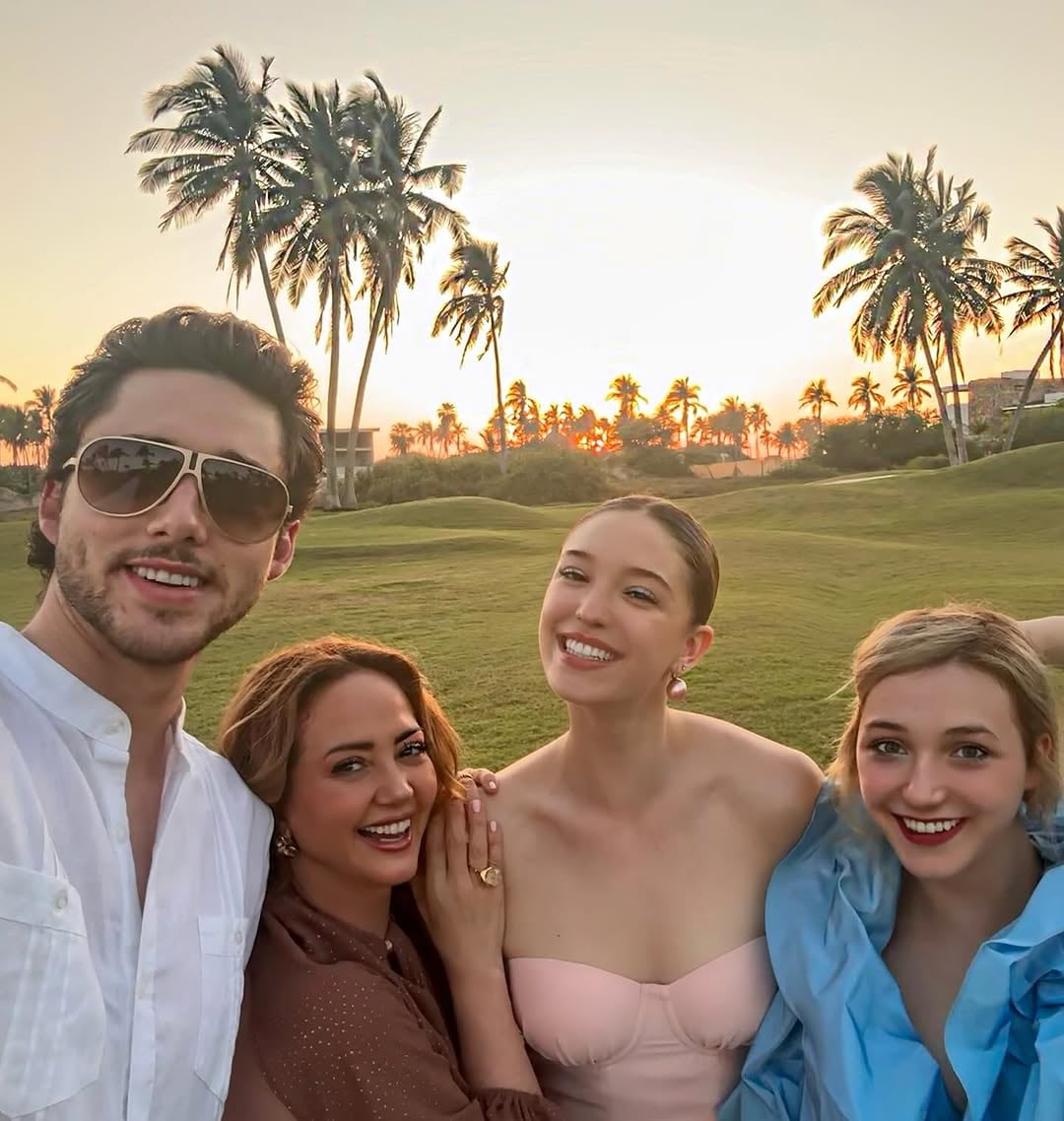 Mía Rubín Legarreta y familia