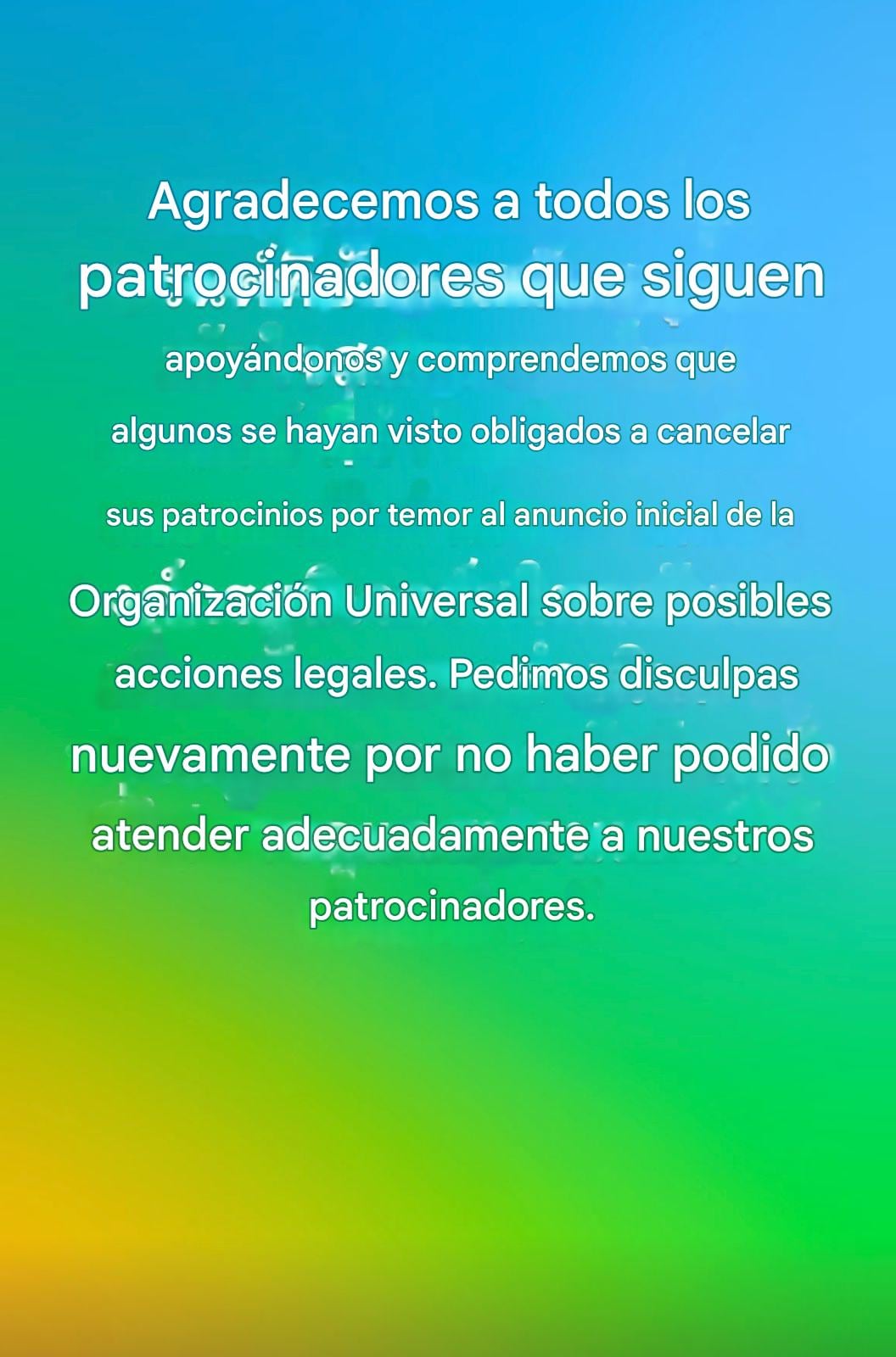 Nawat Itsaragrisil se queja de que se le fueron patrocinadores tras polémica con Fátima Bosch.