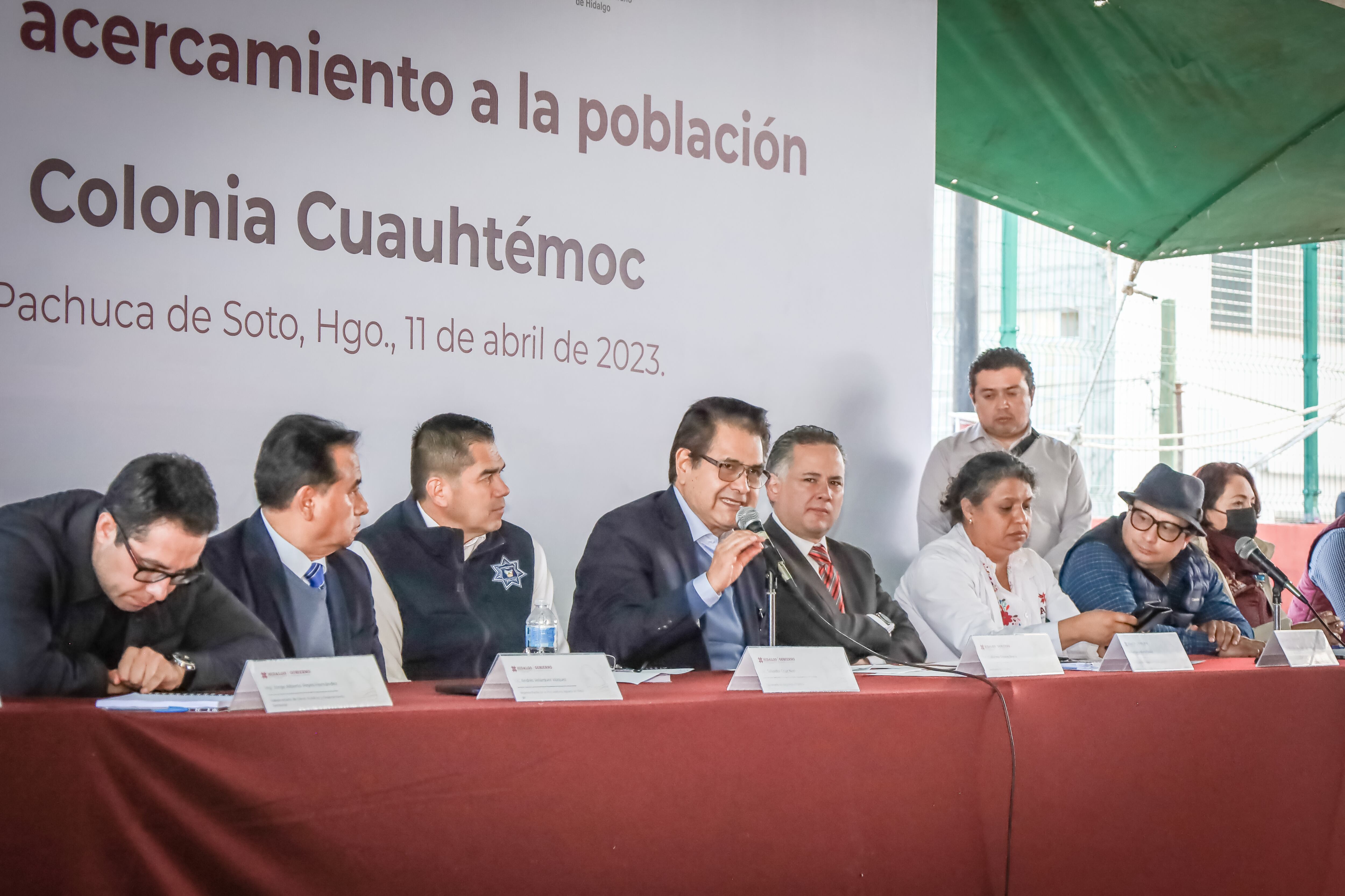 Julio Menchaca promueve mesas de acercamiento en Hidalgo.