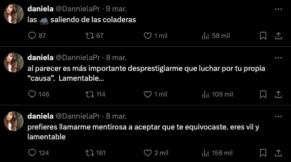 Daniela Parra arremete contra Alexa Hoffman