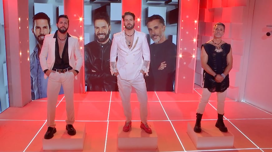 Poncho de Nigris, Jorge Losa y Sergio Mayer
