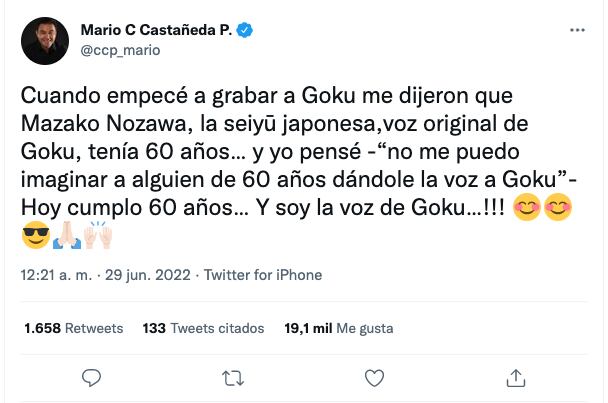 Mario Castañeda cumple 60 años