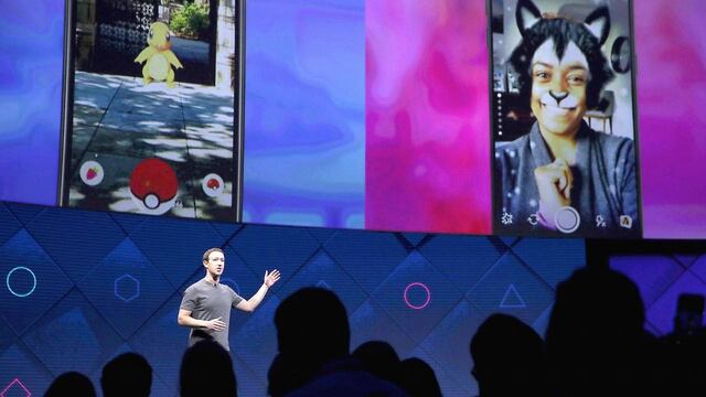 Mark Zuckerberg durante el F8.