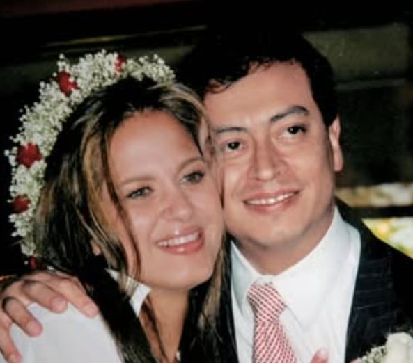 Verónica Alcocer y Gustavo Petro