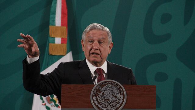 AMLO en su conferencia mañanera