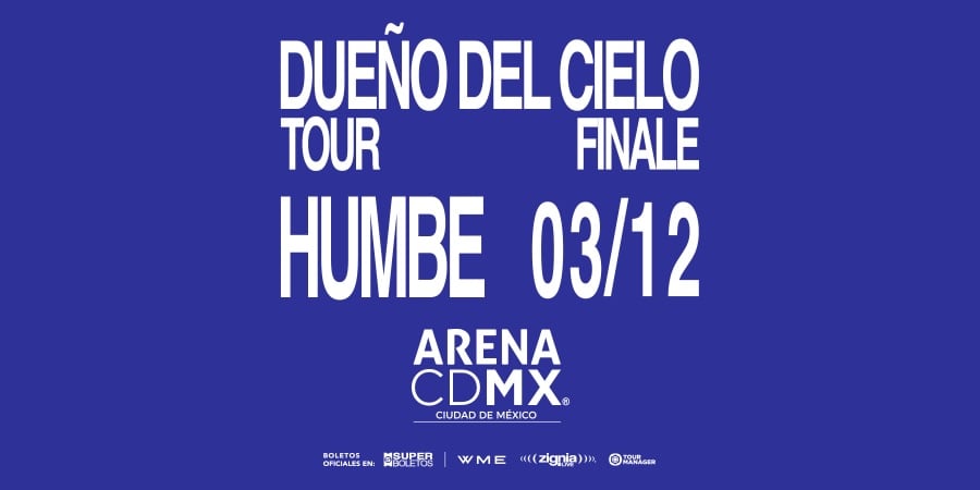 Humbe llega a la Arena CDMX: fecha, preventa y boletos