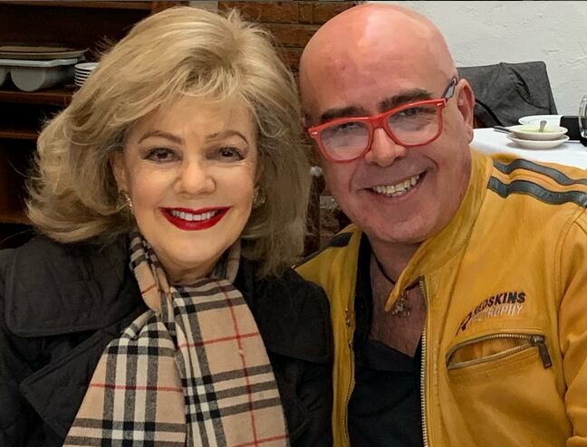 Gina Romand y su hijo Gabriel Varela