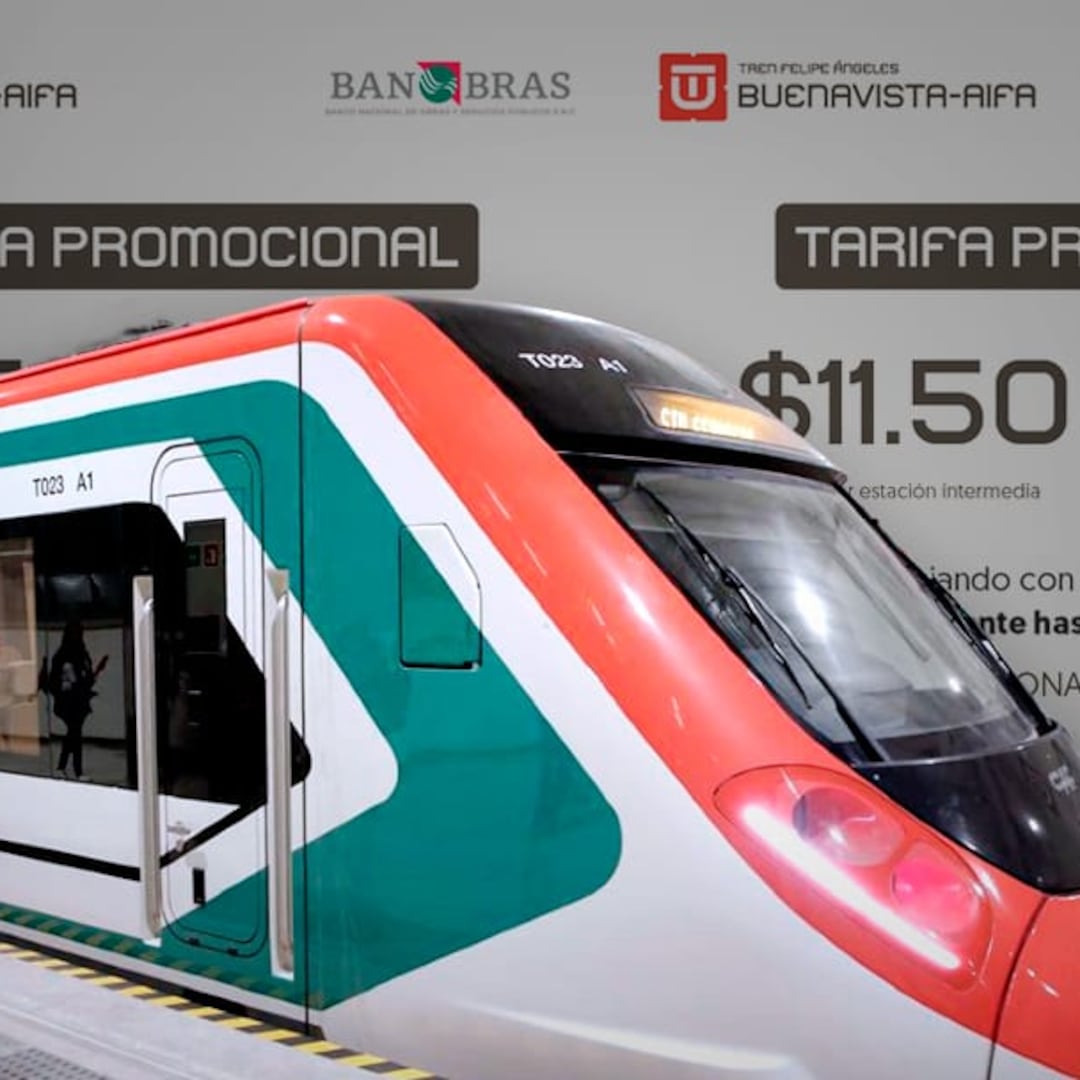 El Tren Felipe Ángeles mantiene la tarifa de 45 pesos por tiempo indefinido