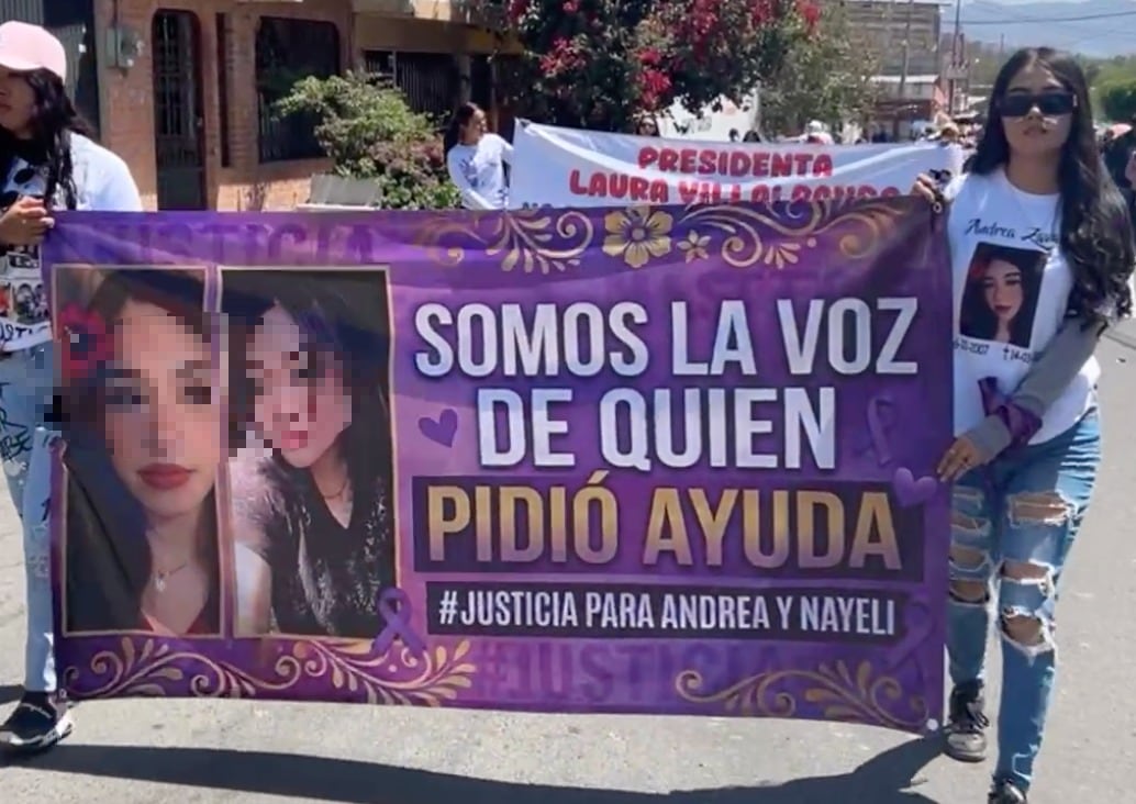 Familiares de Andrea y Nayeli exigen justicia