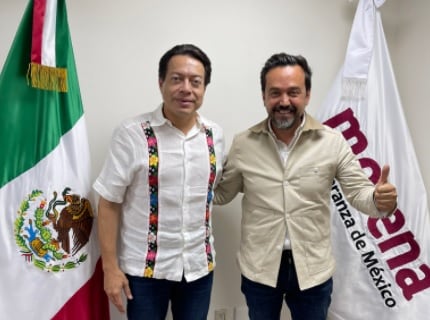 Mario Delgado y Arturo Ávila